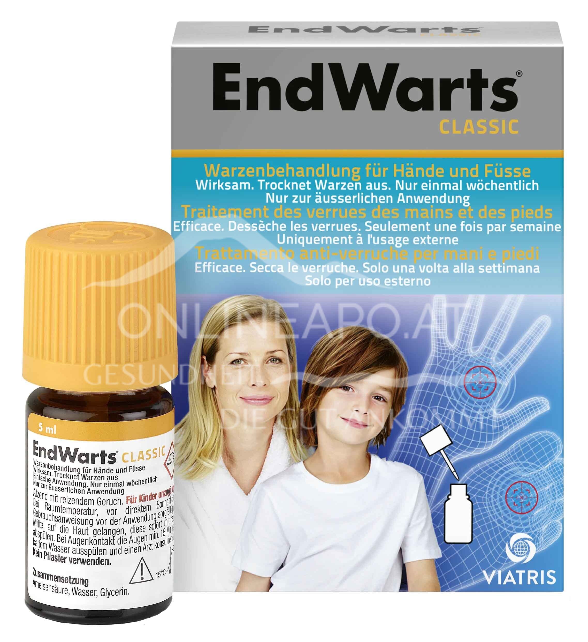 EndWarts® Classic Lösung gegen Warzen