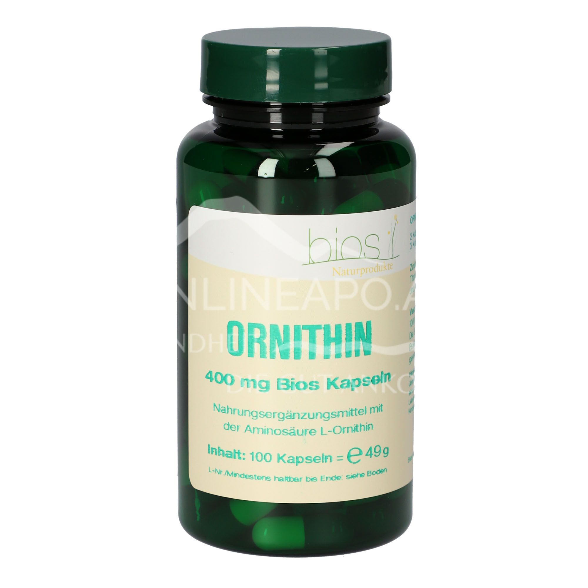 Bios Ornithine 400 mg capsules