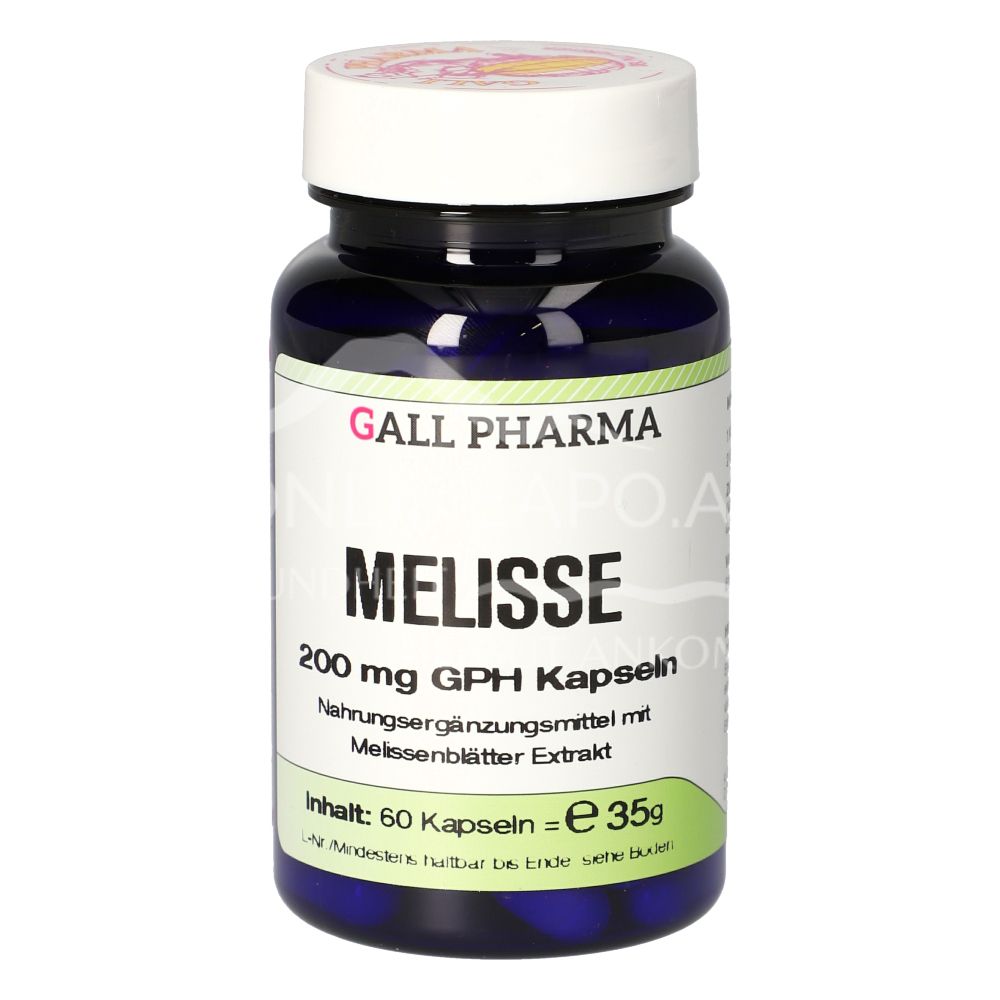 Gall Pharma Lemon balm 200 mg capsules