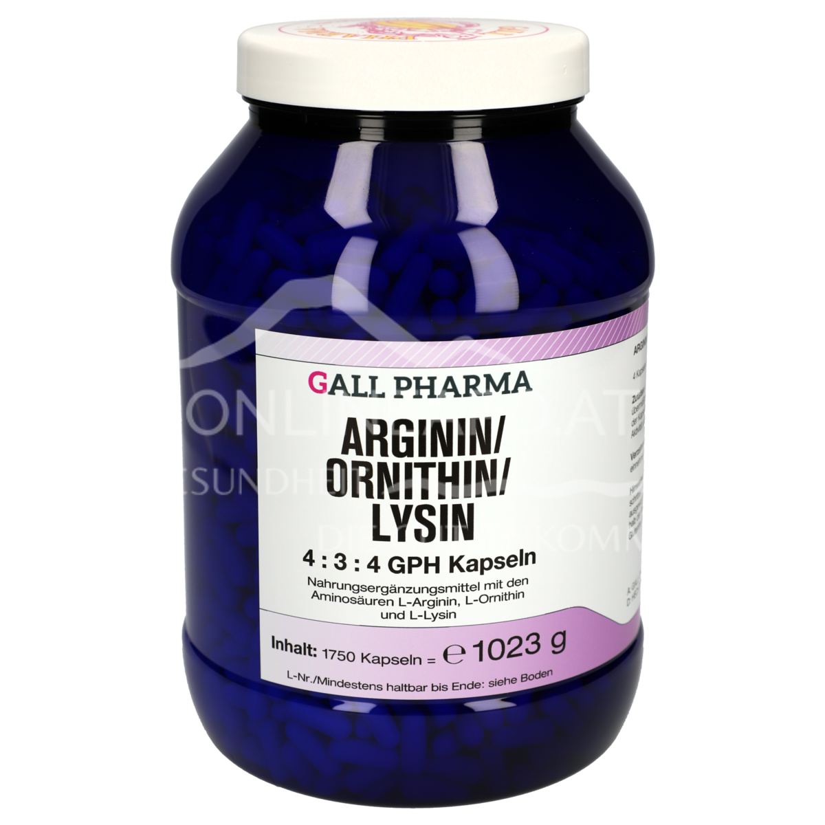 Gall Pharma Arginin / Ornithin / Lysin Kapseln