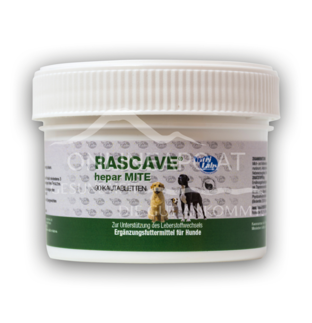 NutriLabs Rascave® hepar mite Hund Kautabletten