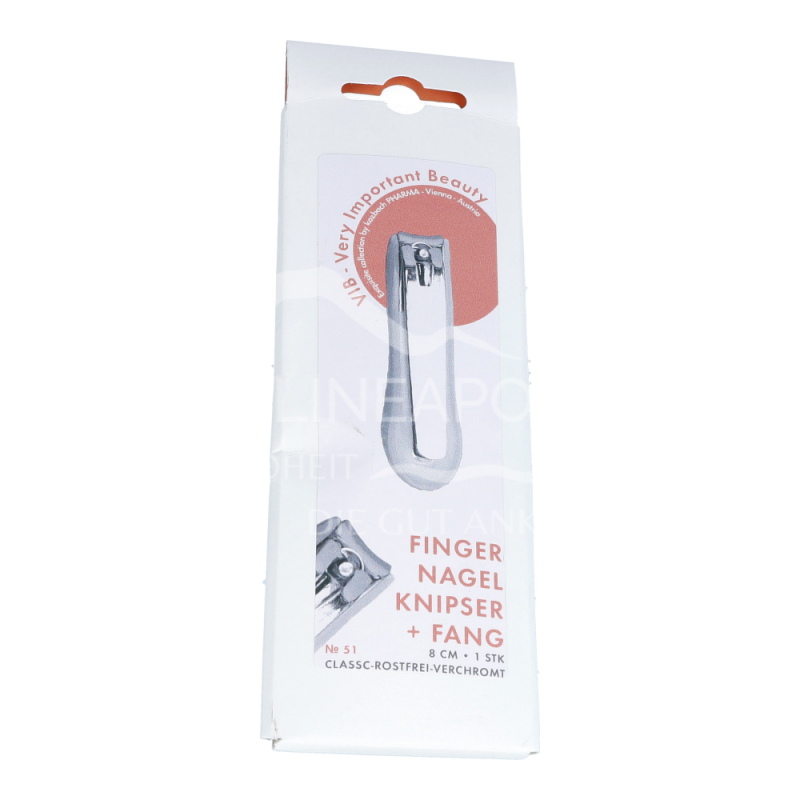 Kozbach Pharma 51 Nail clippers concave cutting edge, with nail catcher, 9 cm