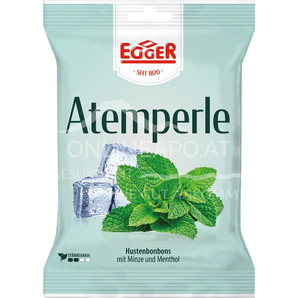 Egger Atemperle cough sweets with mint and menthol
