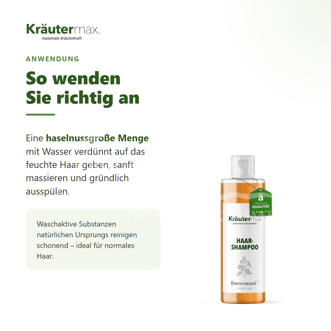 Kräutermax Brennnessel Shampoo