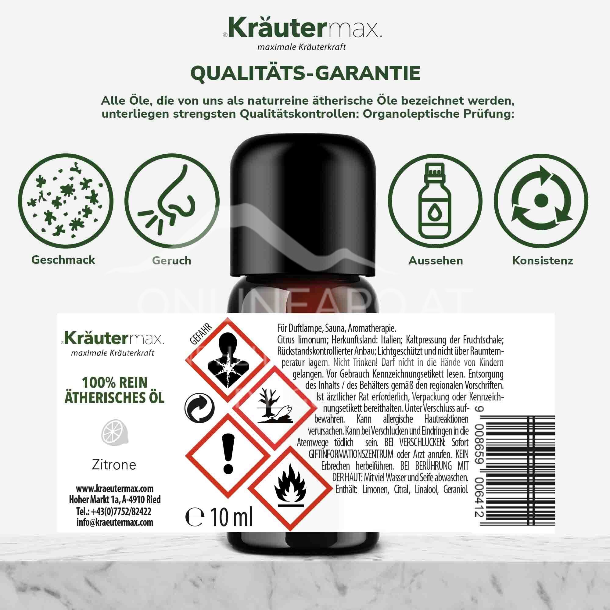 Kräutermax Zitronen Öl