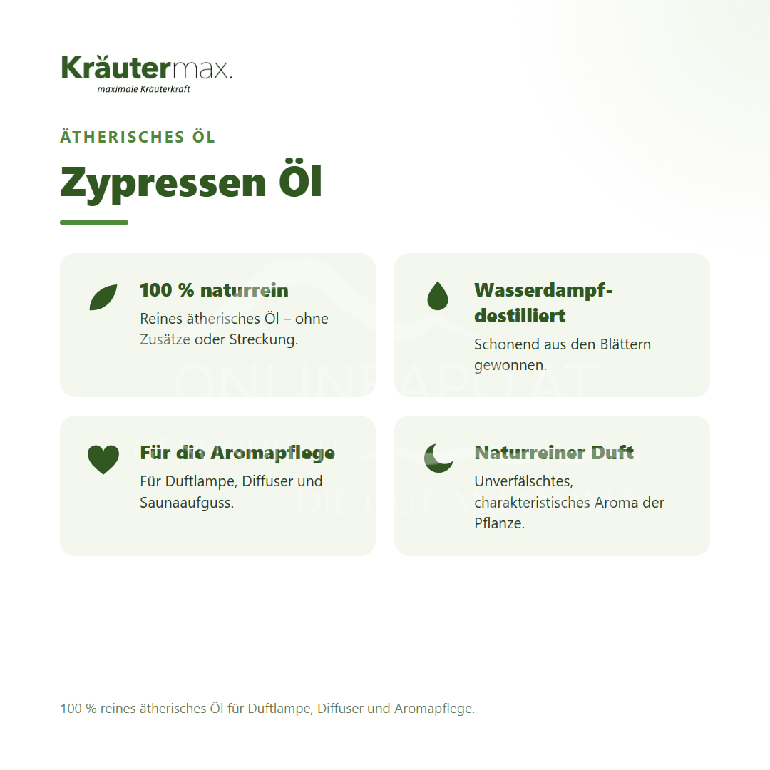 Kräutermax Zypressen Öl
