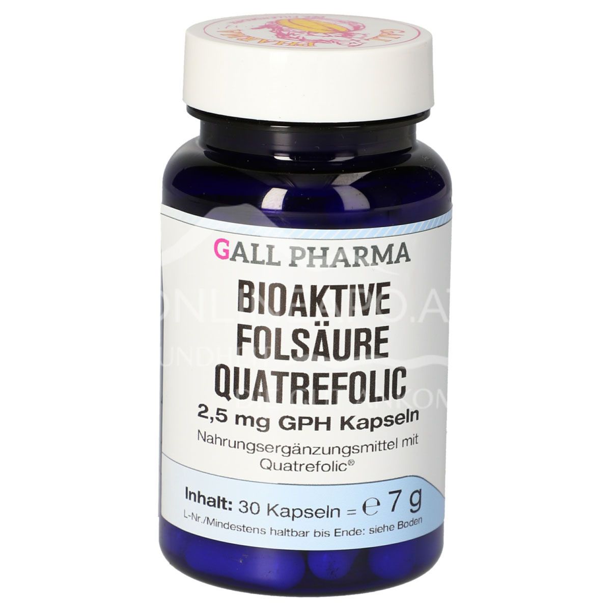 Gall Pharma Bioaktive Folsäure Quatrefolic 2,5 mg Kapseln