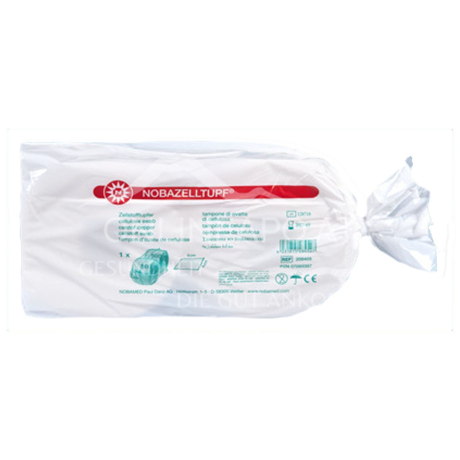 Nobazelltupf® Zellstofftupfer 4x 5 cm, 2 x 500 Stück