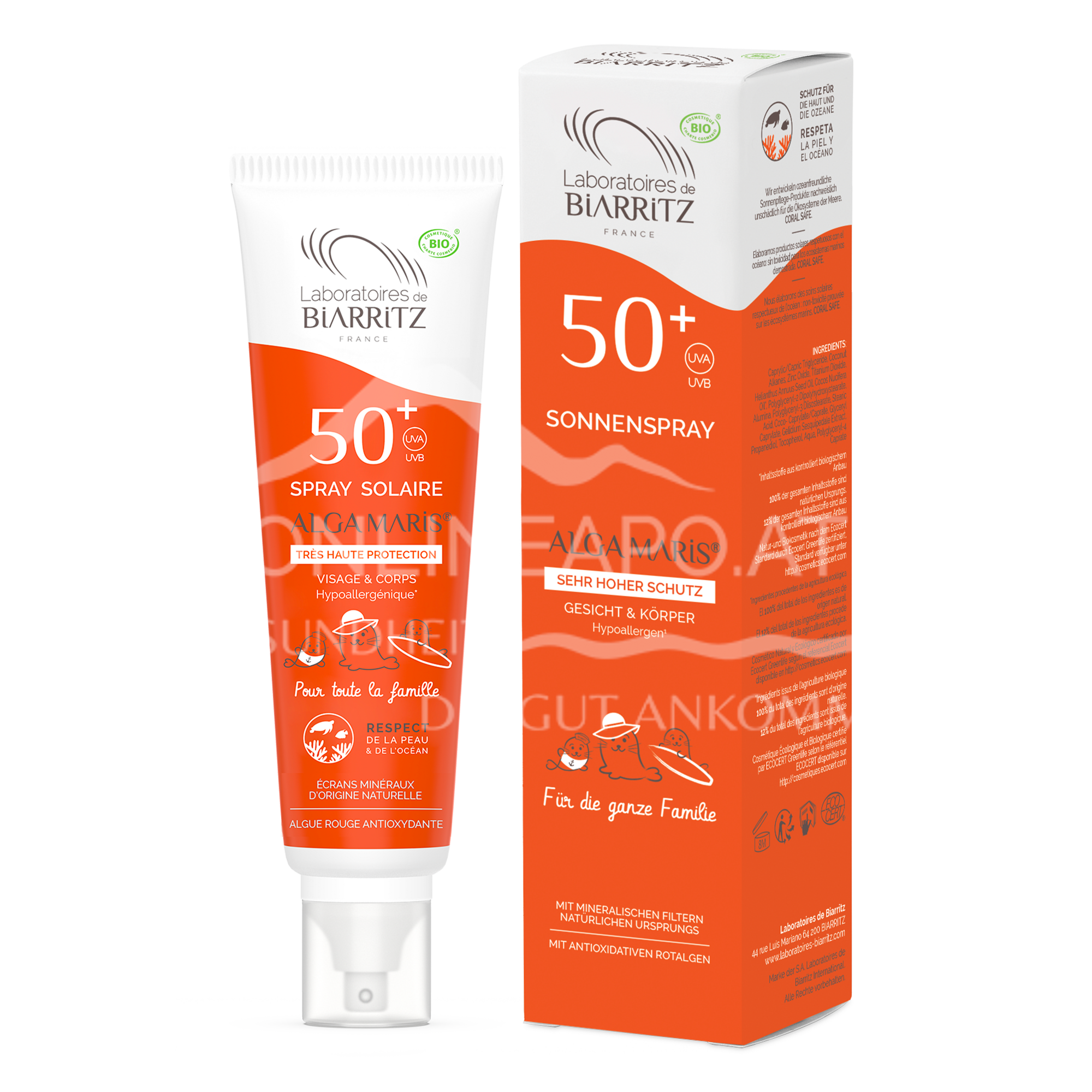 Alga Maris bio Sonnenspray LSF 50 + LdB