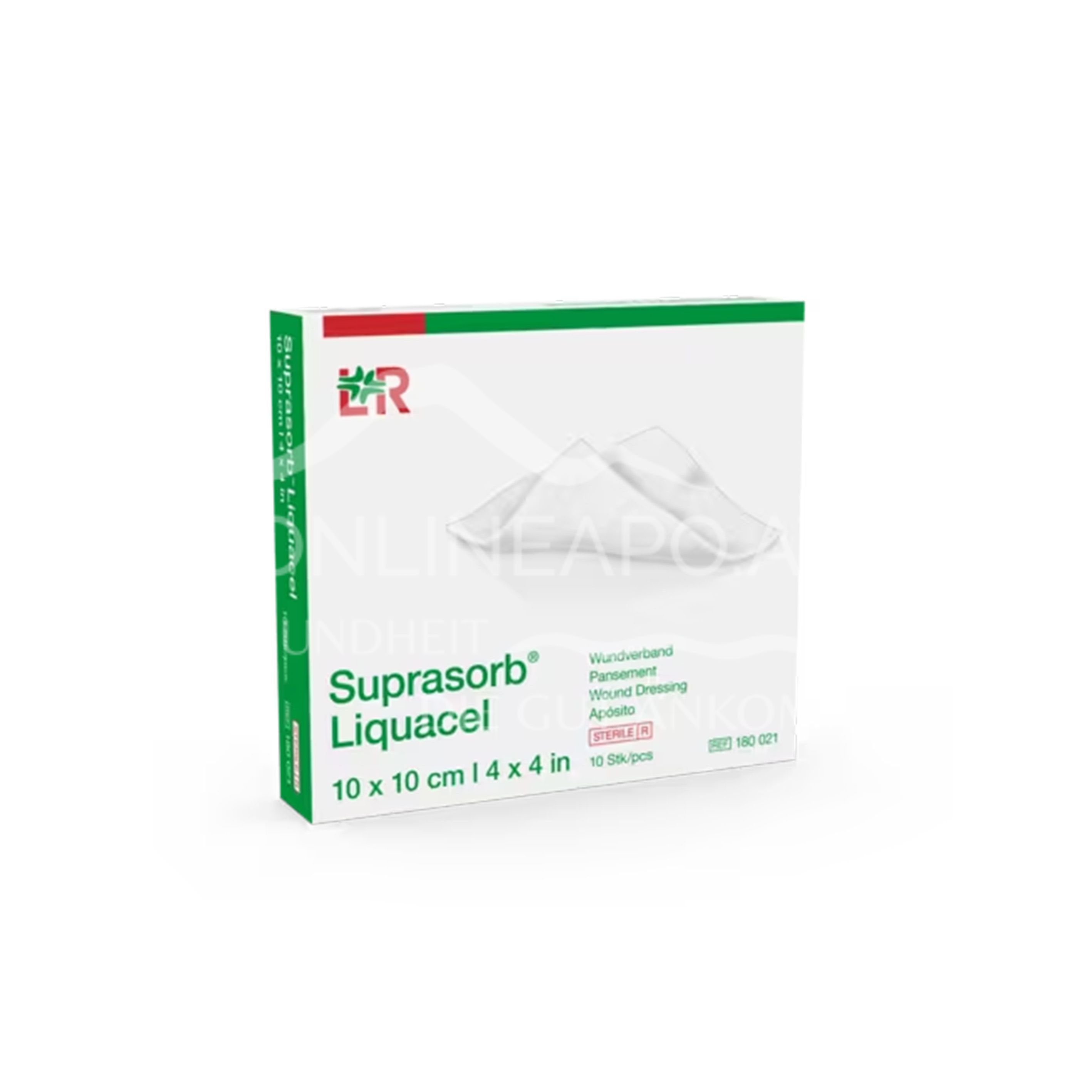 Suprasorb® Liquacel Hydroaktiver Faserverband steril, 10 x 10 cm