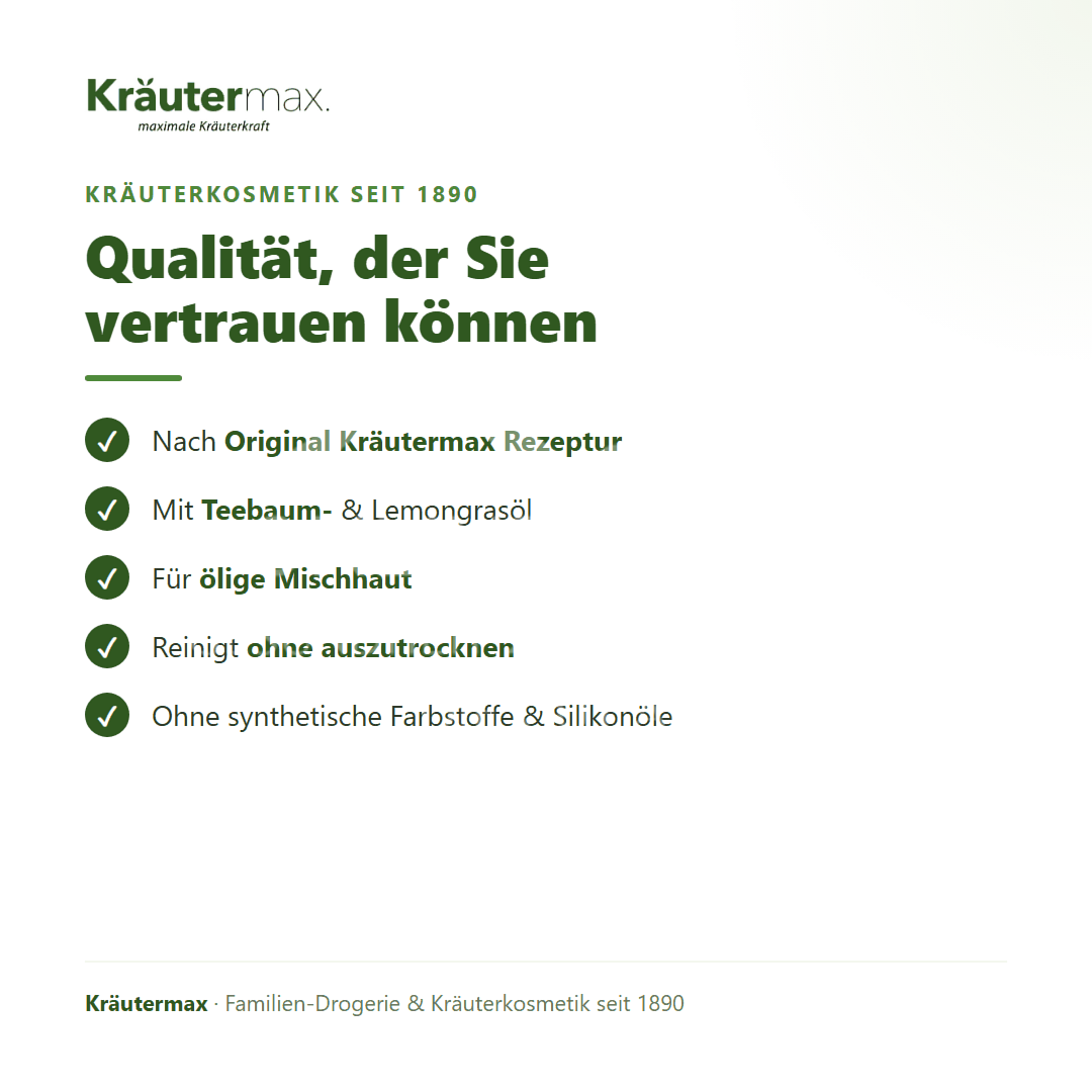 Kräutermax Reinigungsschaum Teebaumöl