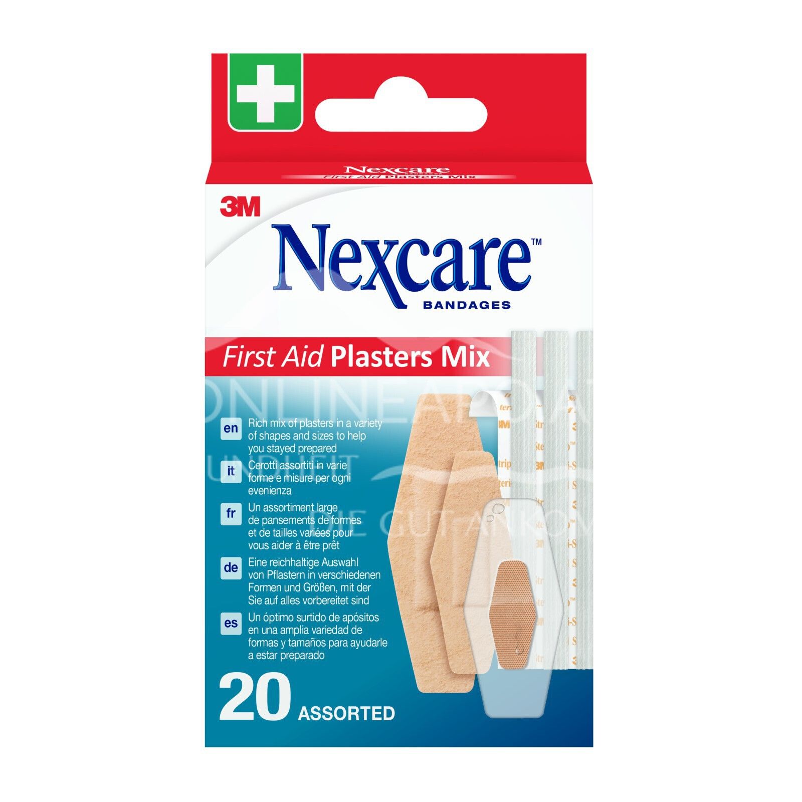 3M Nexcare™ Erste-Hilfe-Pflaster-Mix, assortiert