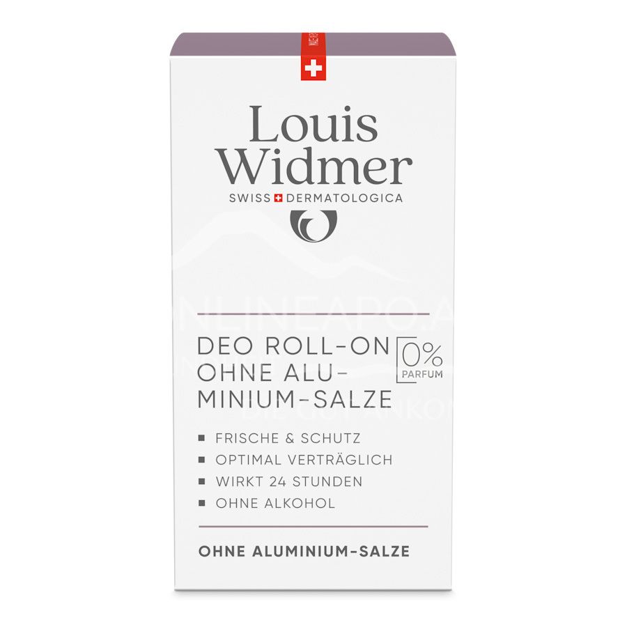 Louis Widmer Deo Roll-on ohne Aluminium-Salze - ohne Parfum