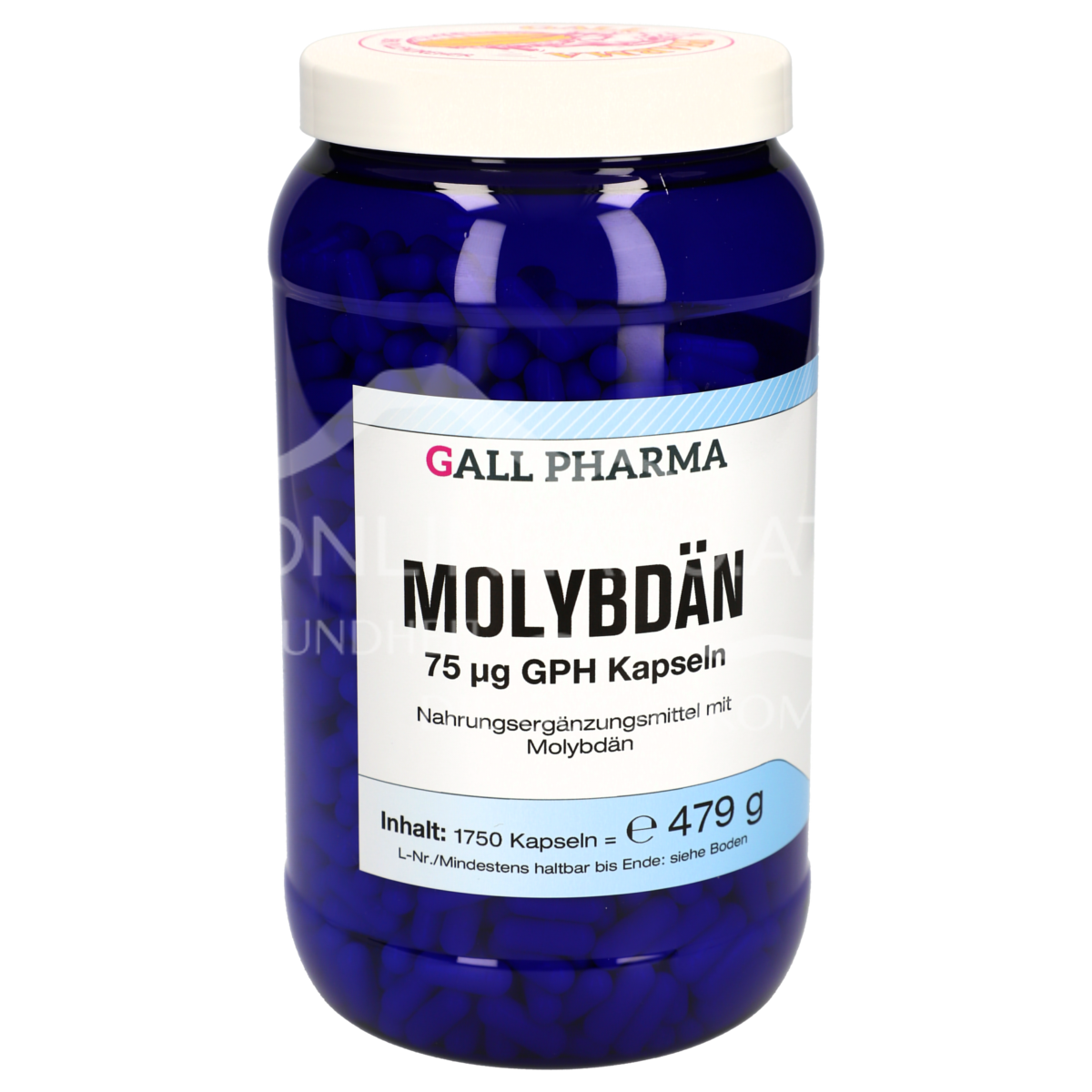 Gall Pharma Molybdenum 75 µg capsules