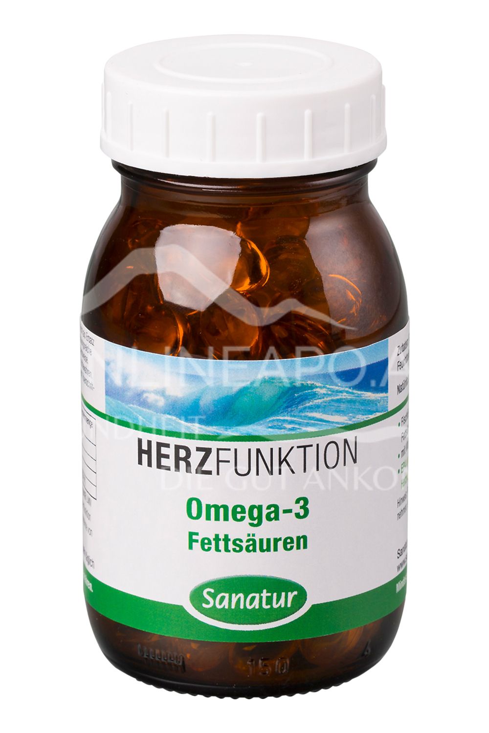 Sanatur Omega-3 Fettsäuren Fischöl Kapseln
