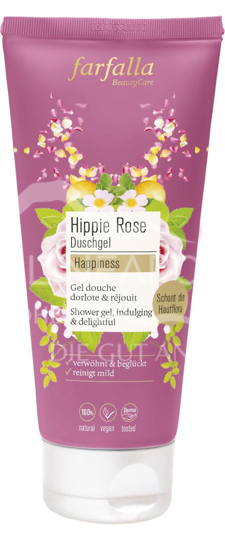 Farfalla Hippie rose Happiness, shower gel