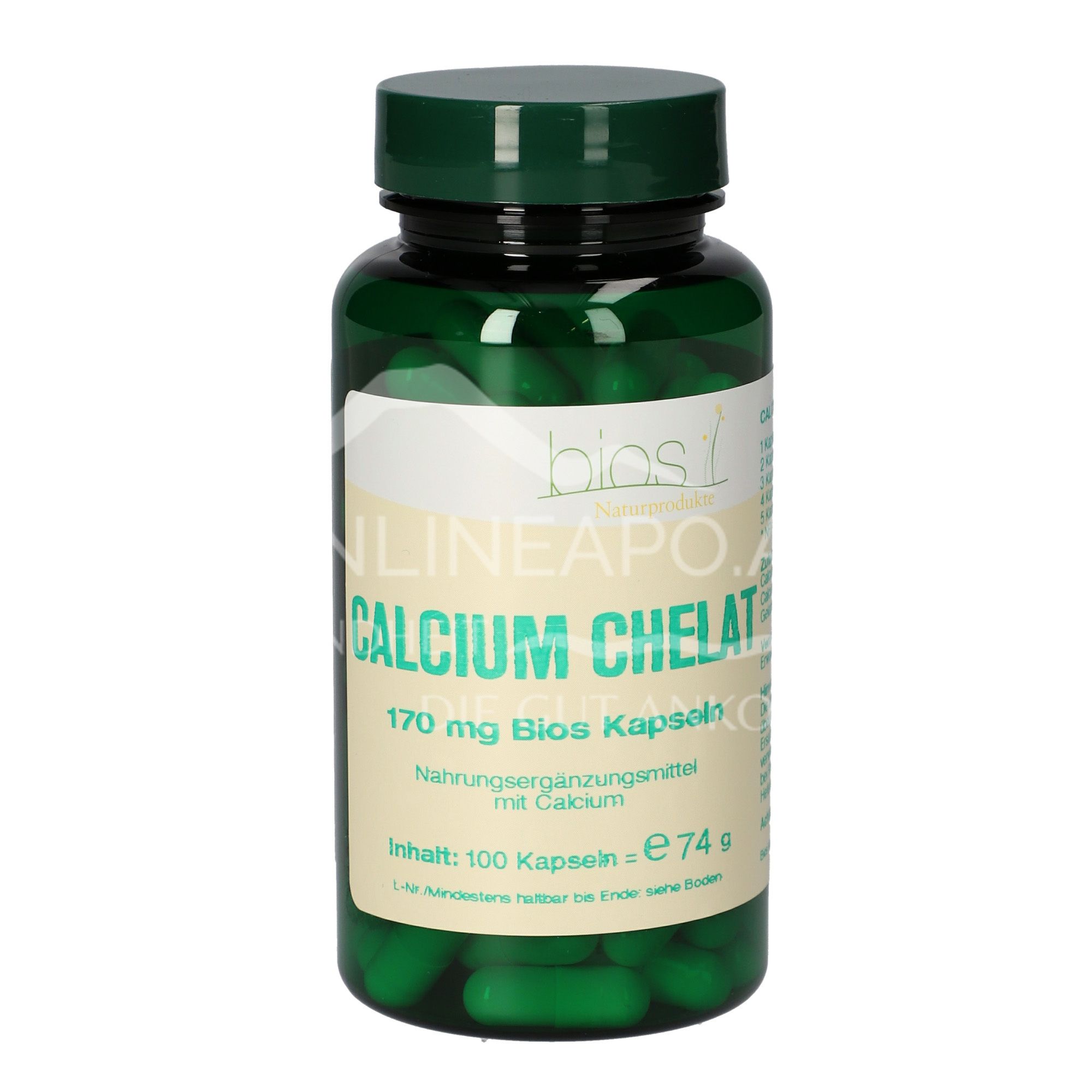 Bios Calcium Chelate 170 mg capsules