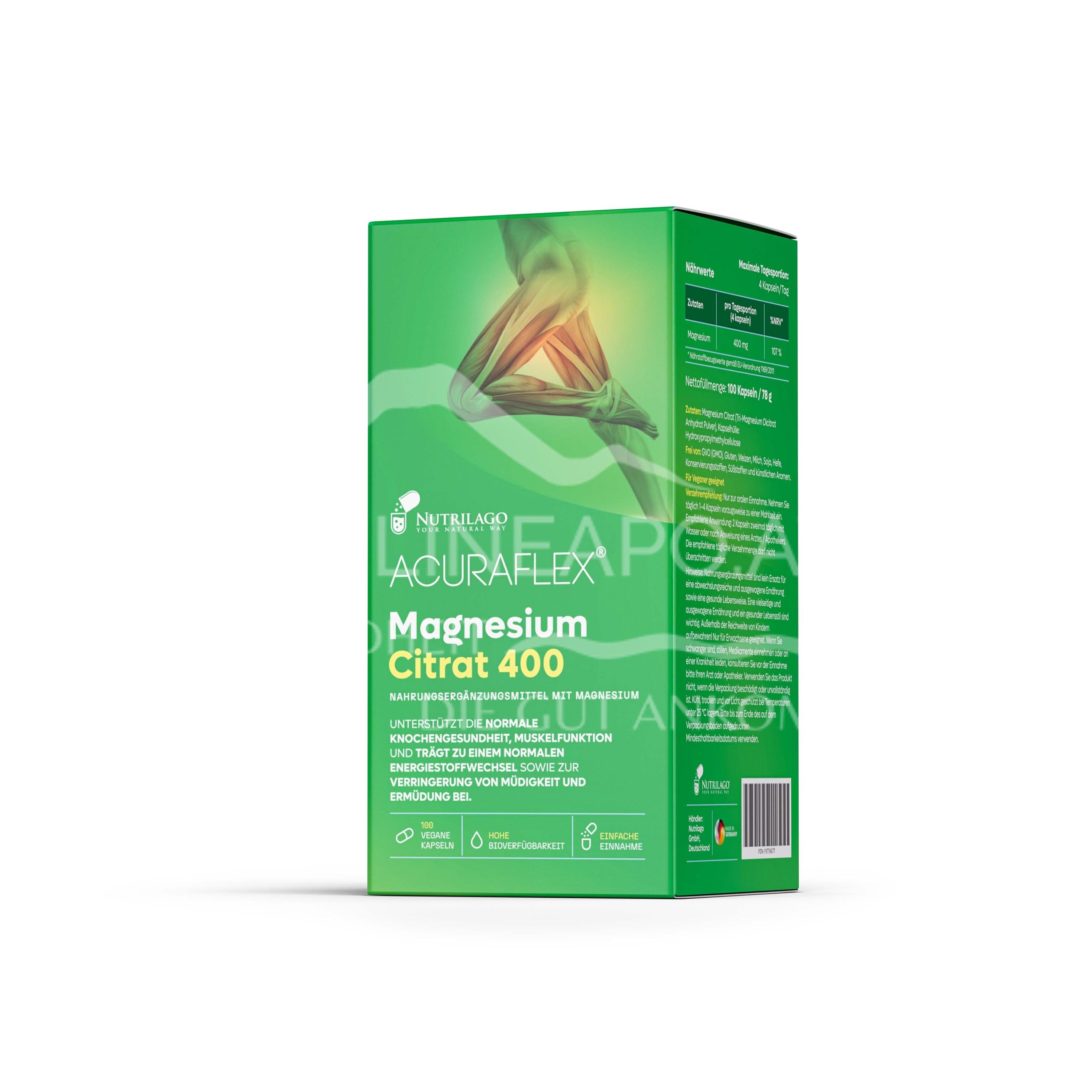 ACURAFLEX® Magnesium Citrat 400 Kapseln