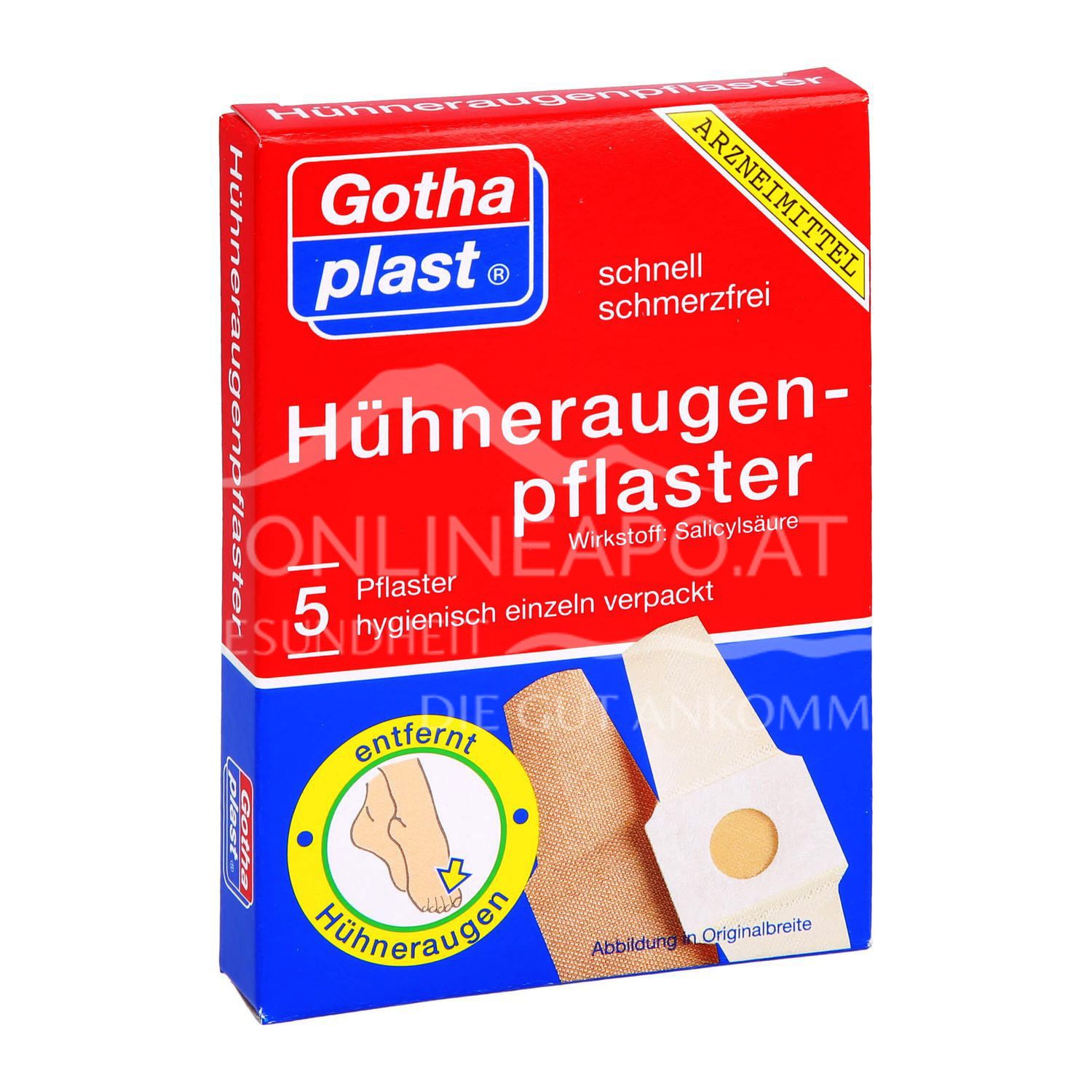 Gothaplast® Hühneraugenpflaster 2 x 6 cm