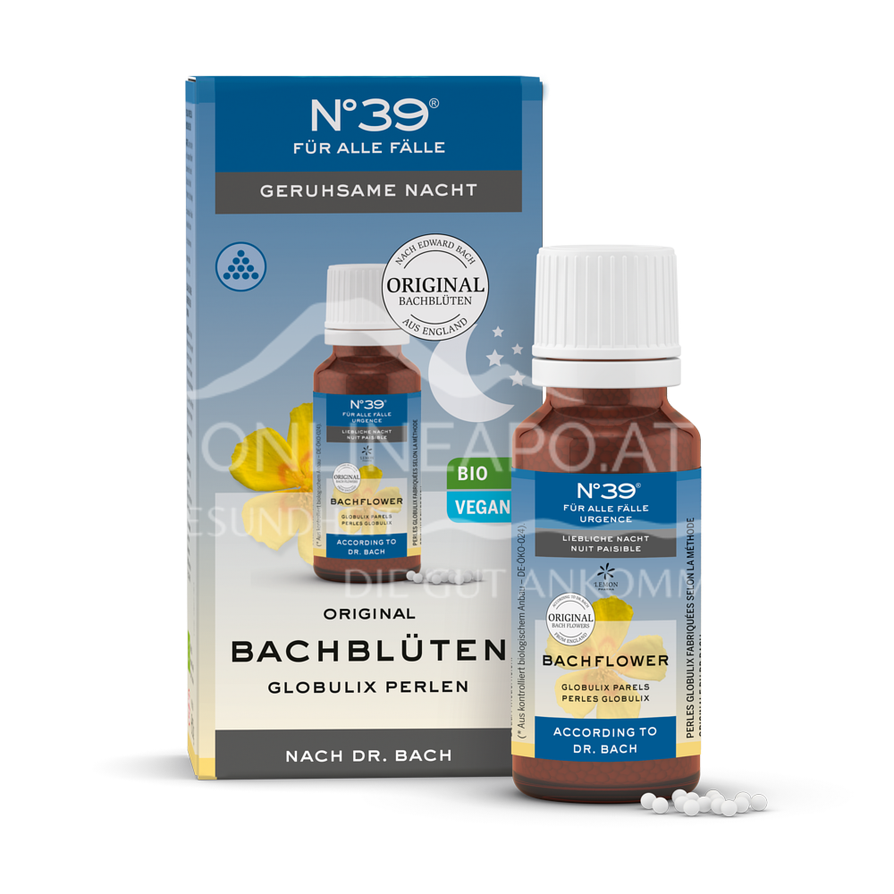 Lemon Pharma N°39 Bachblüten Globulix Perlen Geruhsame Nacht