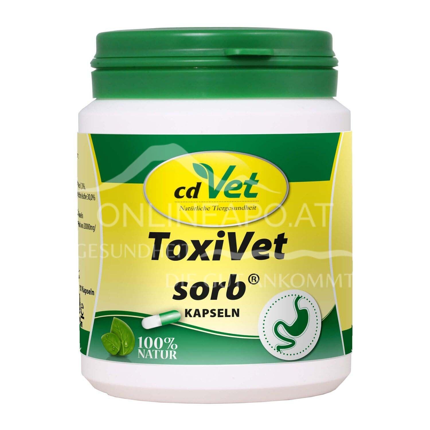 cdVet ToxiVet sorb capsules for dogs and cats