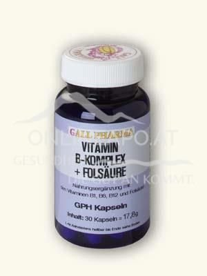 Gall Pharma Vitamin B Komplex + Folsäure Kapseln