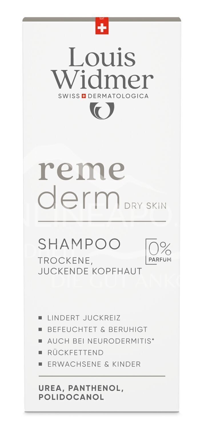 Louis Widmer Remederm Dry Skin Shampoo - ohne Parfum