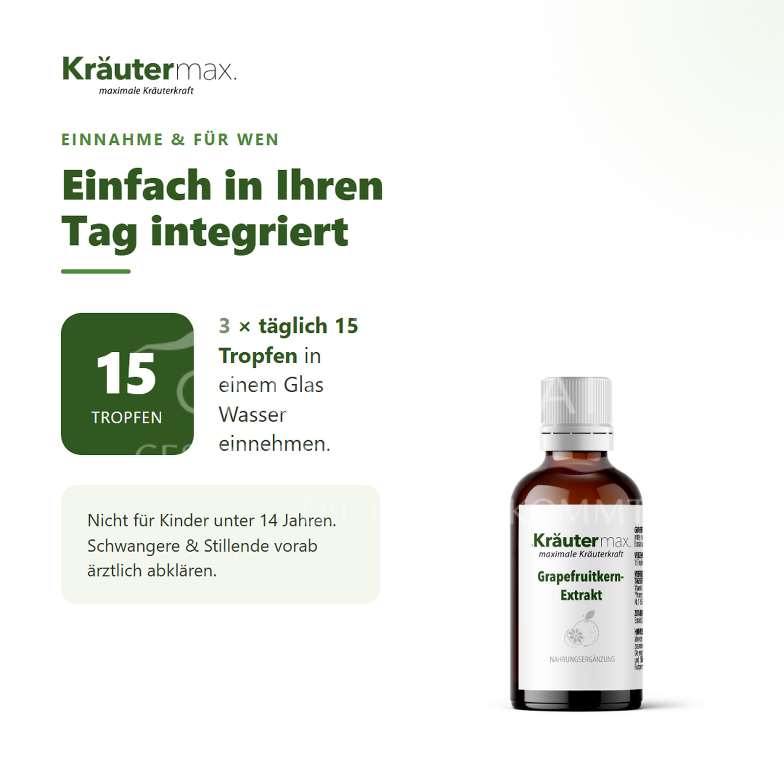 Kräutermax Grapefruitkern Extrakt Tropfen