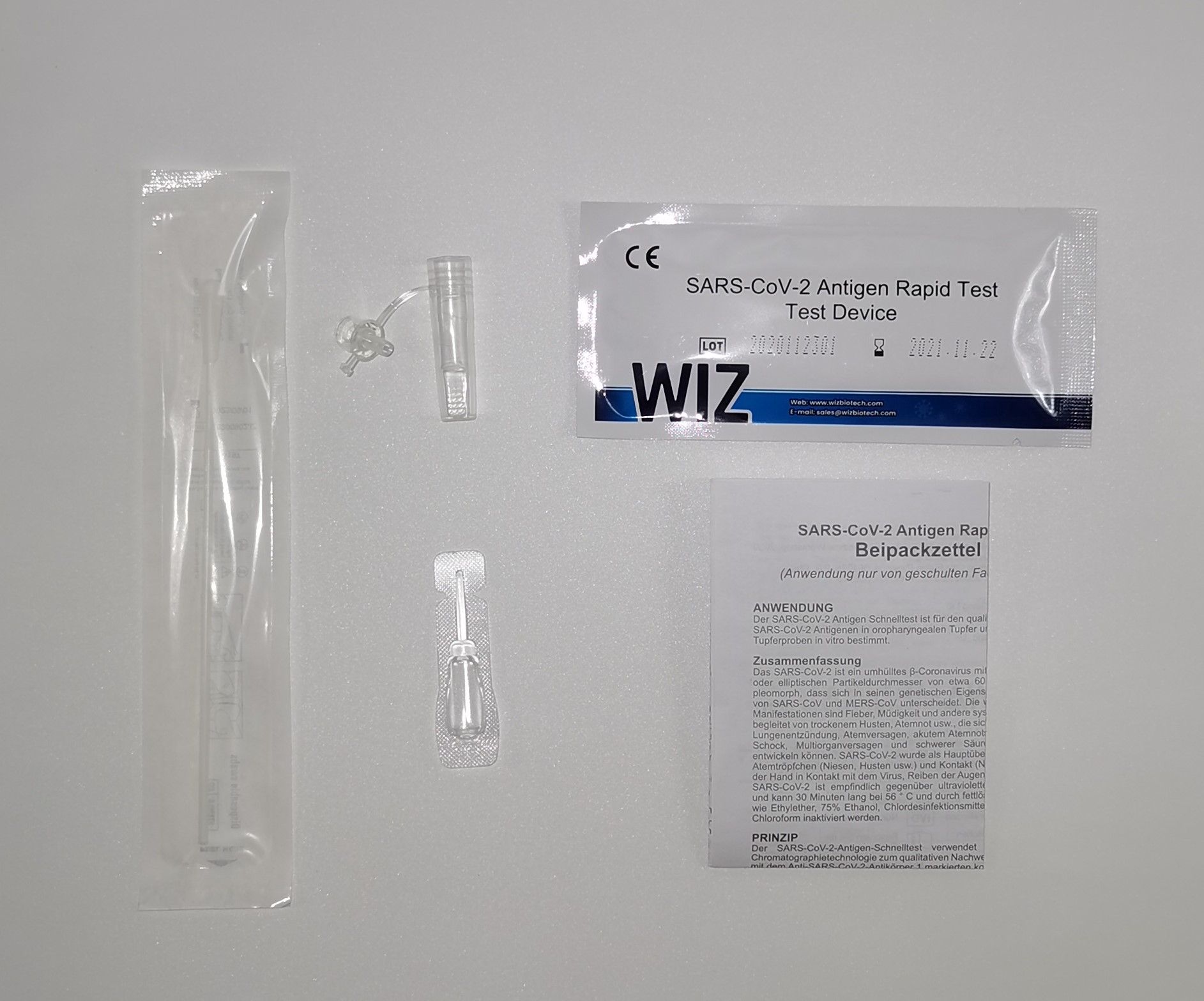WIZ BIOTECH Covid-19 3-in-1 Antigen Schnelltest