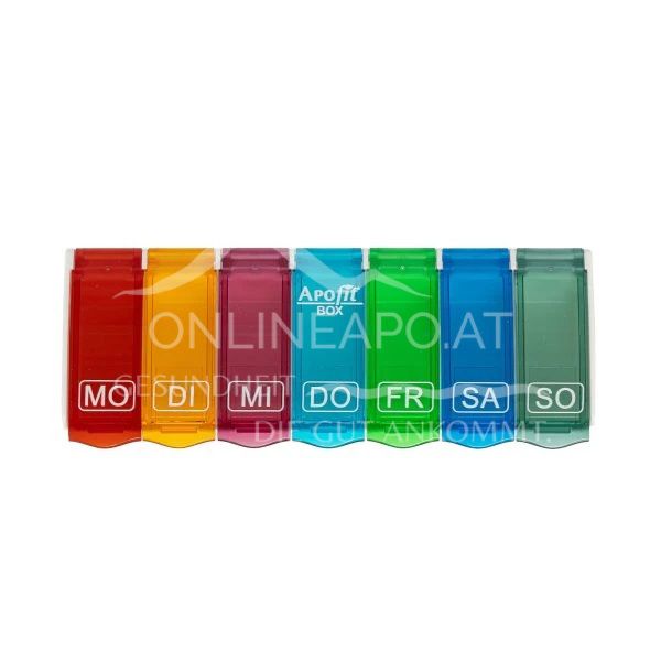 APOfit Weekly Dispenser, 1-dose box, assorted colours