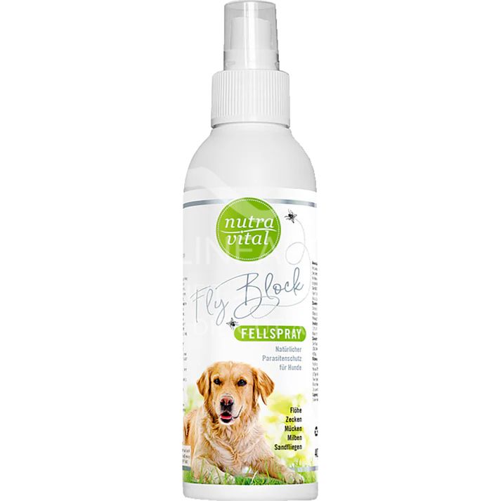NutraVital Fly Block Fellspray für Hunde