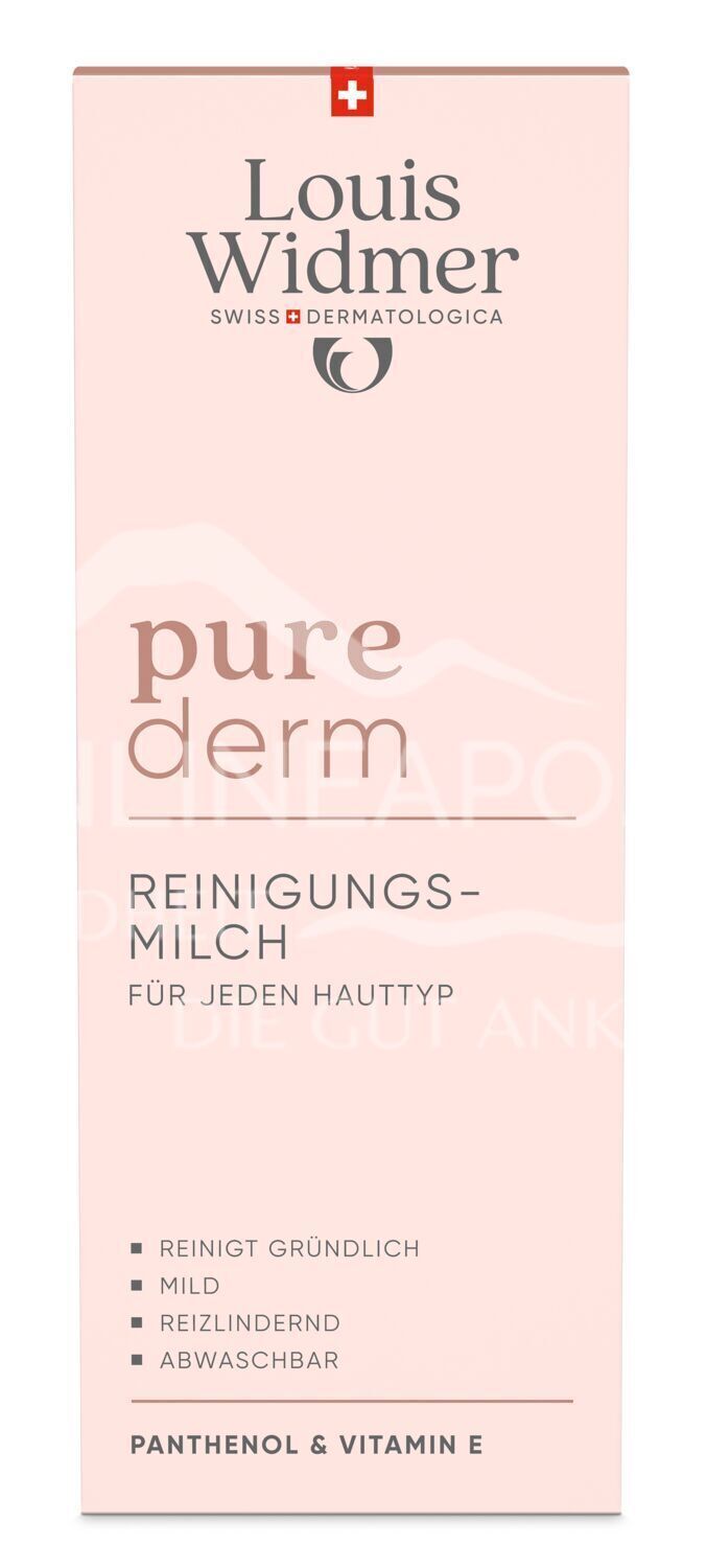 Louis Widmer purederm Reinigungsmilch - leicht parfümiert