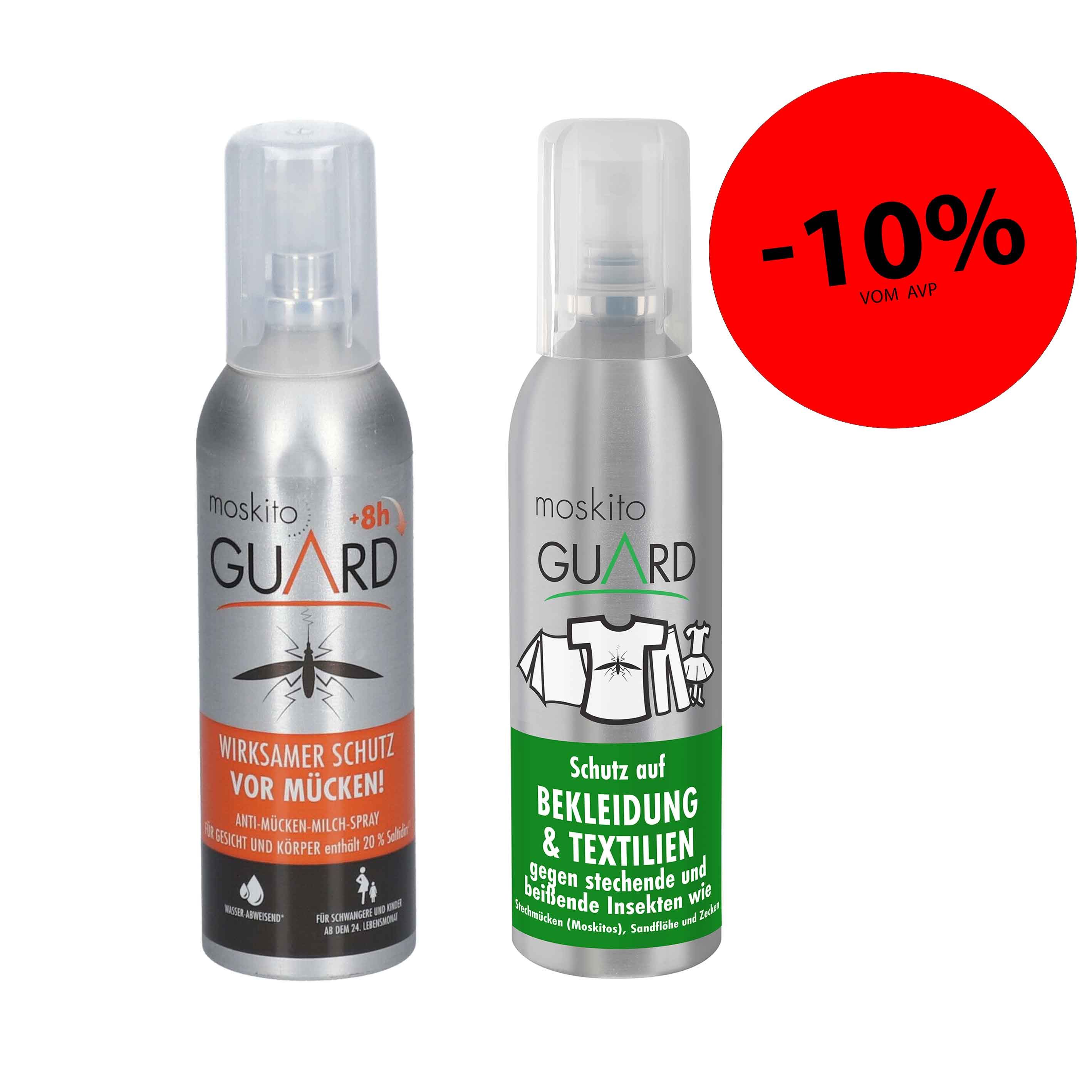 Moskito Guard® Repellent Spray 75 ml + Moskito Guard® Textil Repellent Spray 100 ml Bundle