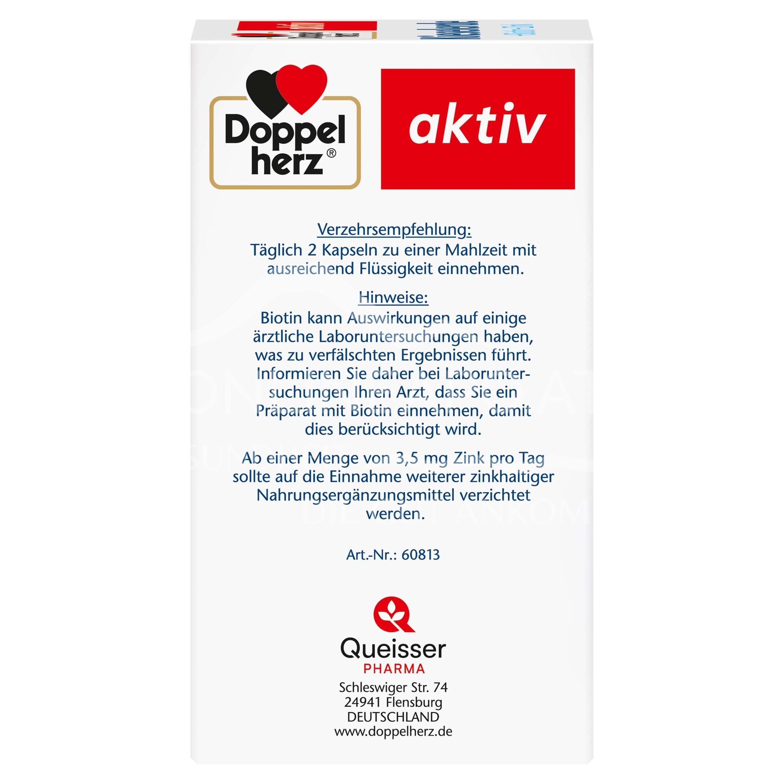 Doppelherz aktiv Kieselerde + Biotin + Zink Kapseln