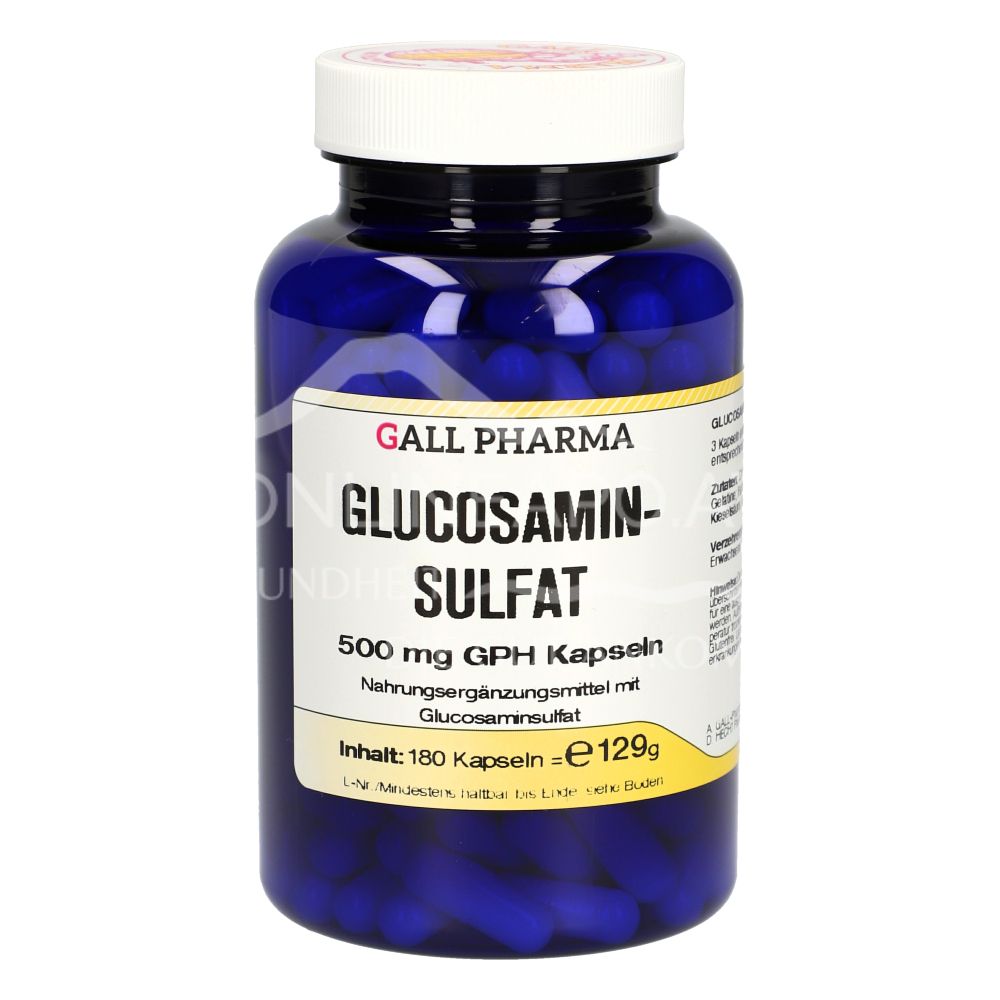 Gall Pharma glucosamine sulphate 500 mg capsules