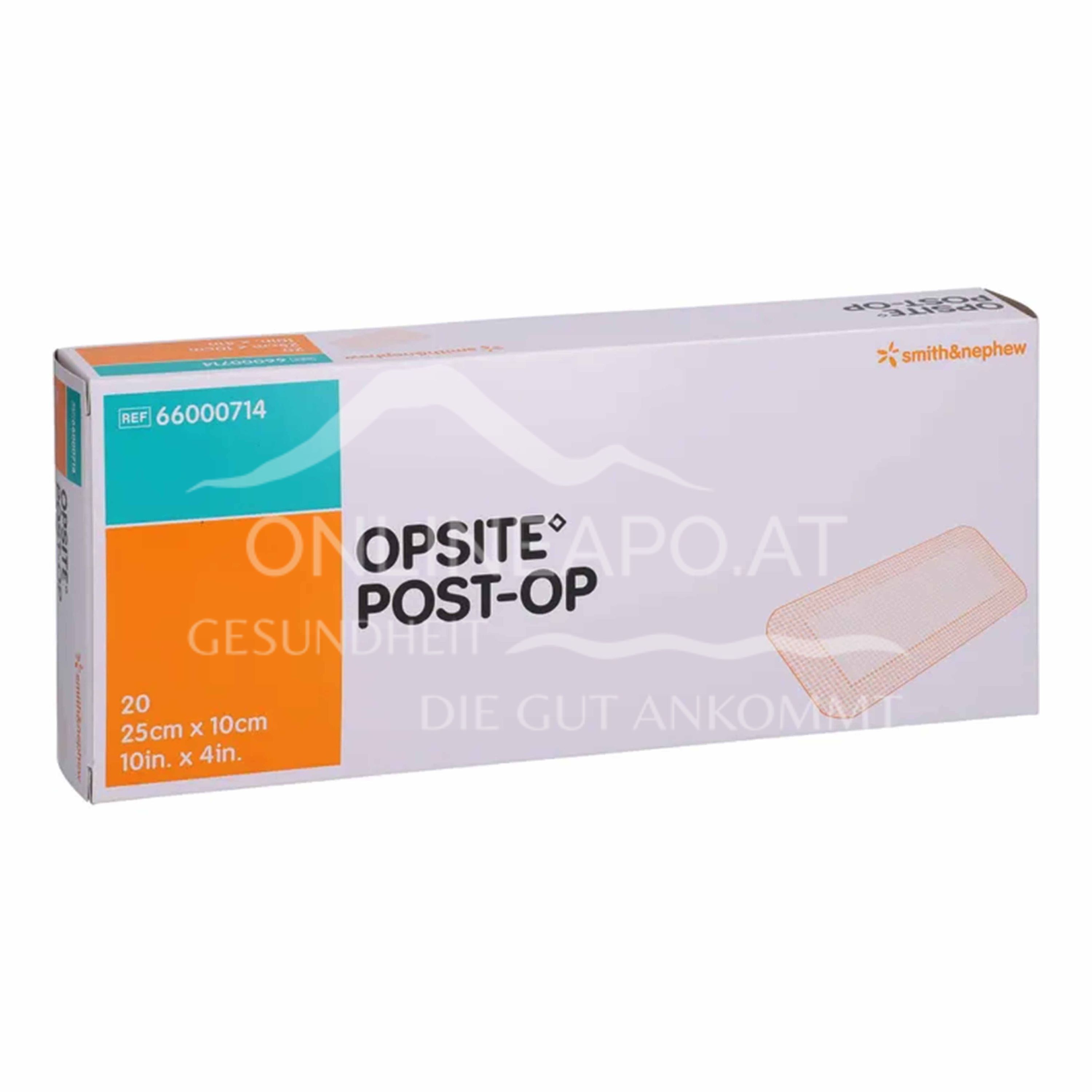 OPSITE POST-OP Folienverband mit Wundkissen steril, 10 x 25 cm