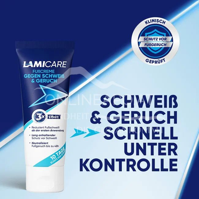 LamiCare Fußcreme Gegen Schweiß & Geruch