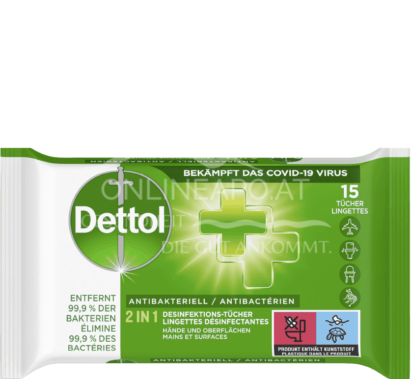 Dettol Antibakteriell 2in1 Desinfektionstücher