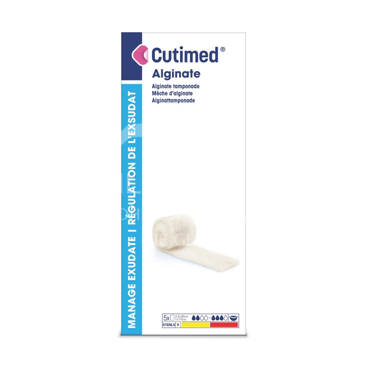 Cutimed® Alginate Alginattamponaden steril, 30 x 2,5 cm