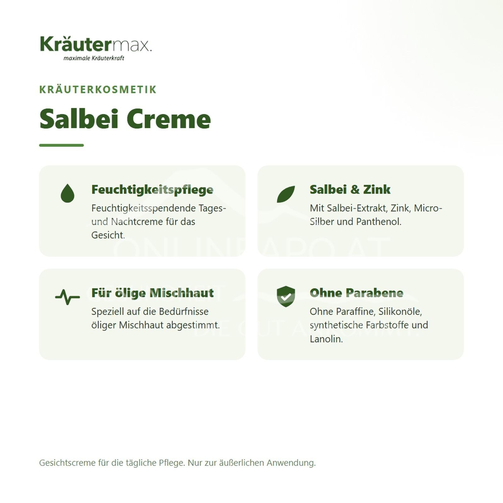 Kräutermax Salbei Creme
