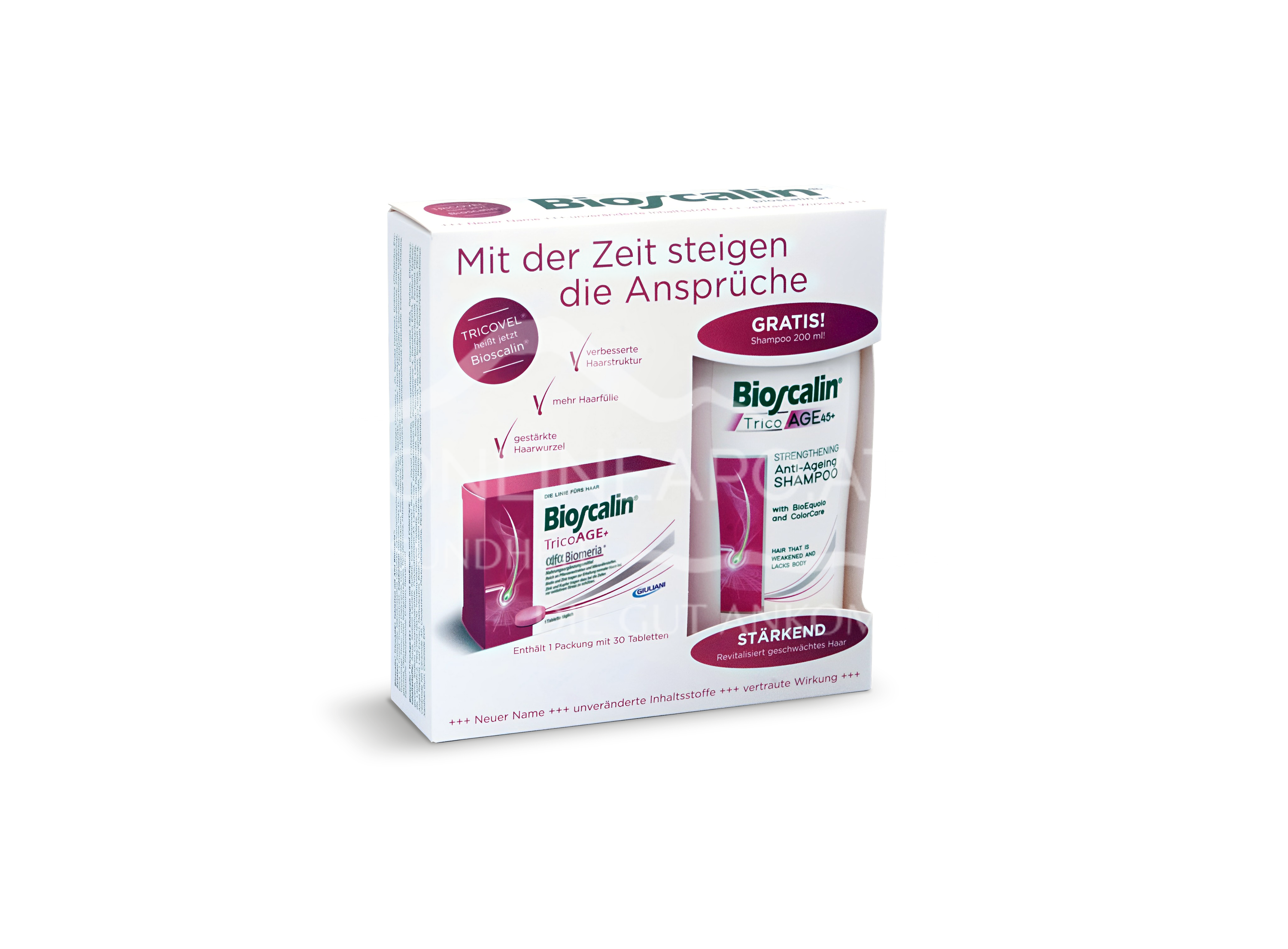Bioscalin® TricoAge+ Tabletten + Shampoo Set