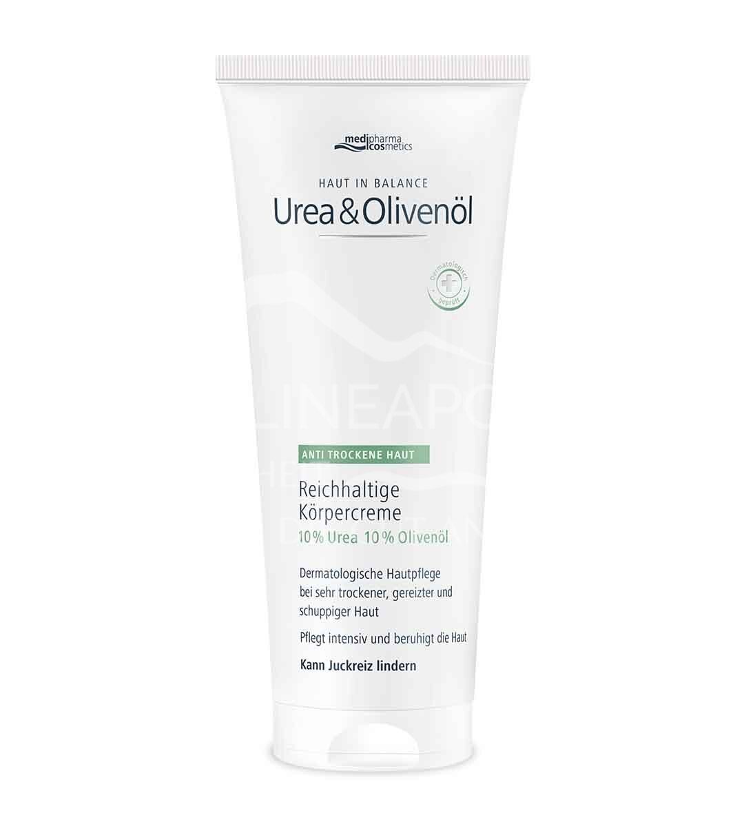 medipharma cosmetics HAUT IN BALANCE Urea & Olivenöl Reichhaltige Körpercreme