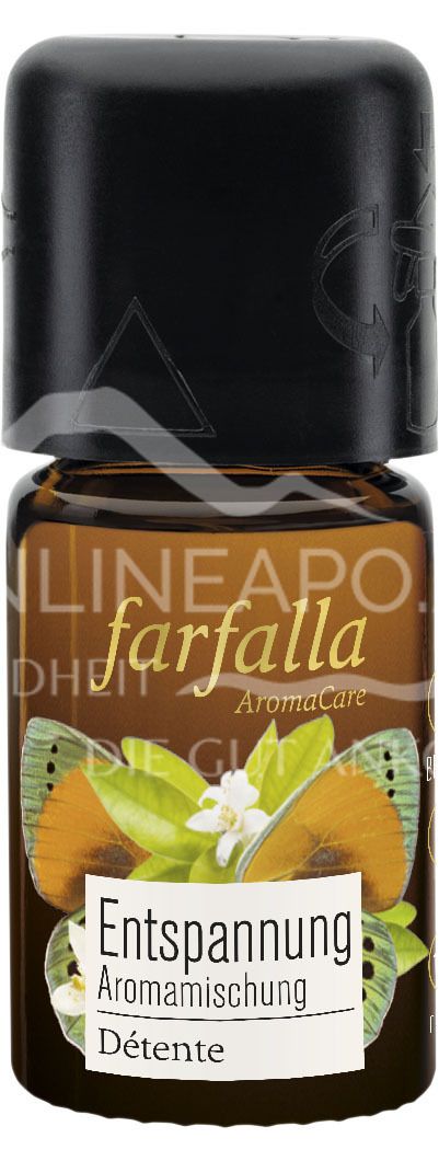 Farfalla Gently Relaxed, Orange Blossom, Relaxation Aroma Blend