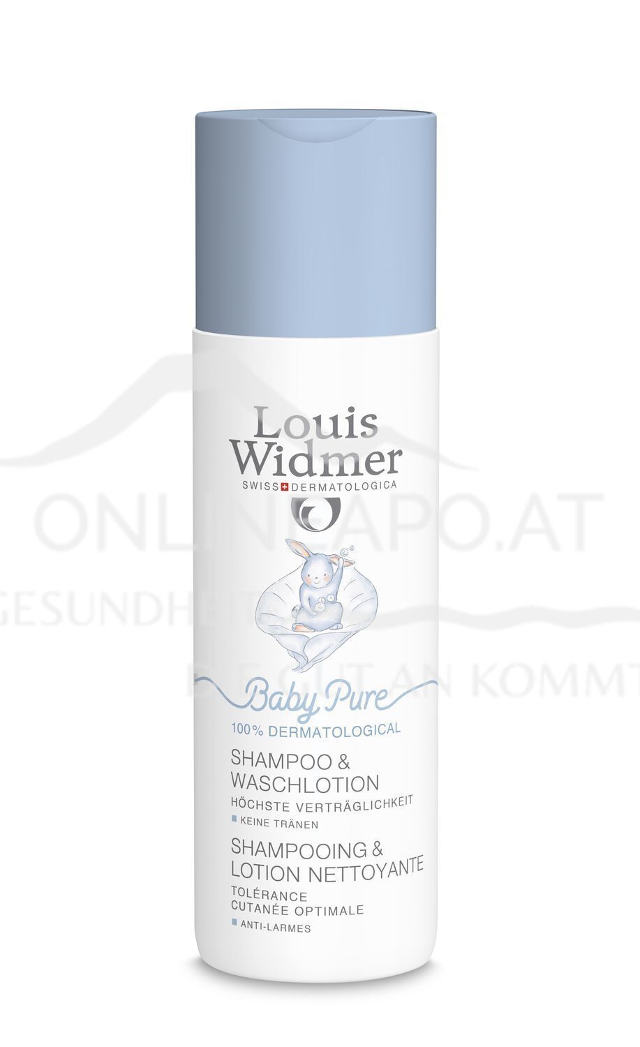 Louis Widmer BabyPure Shampoo und Waschlotion ohne Parfüm