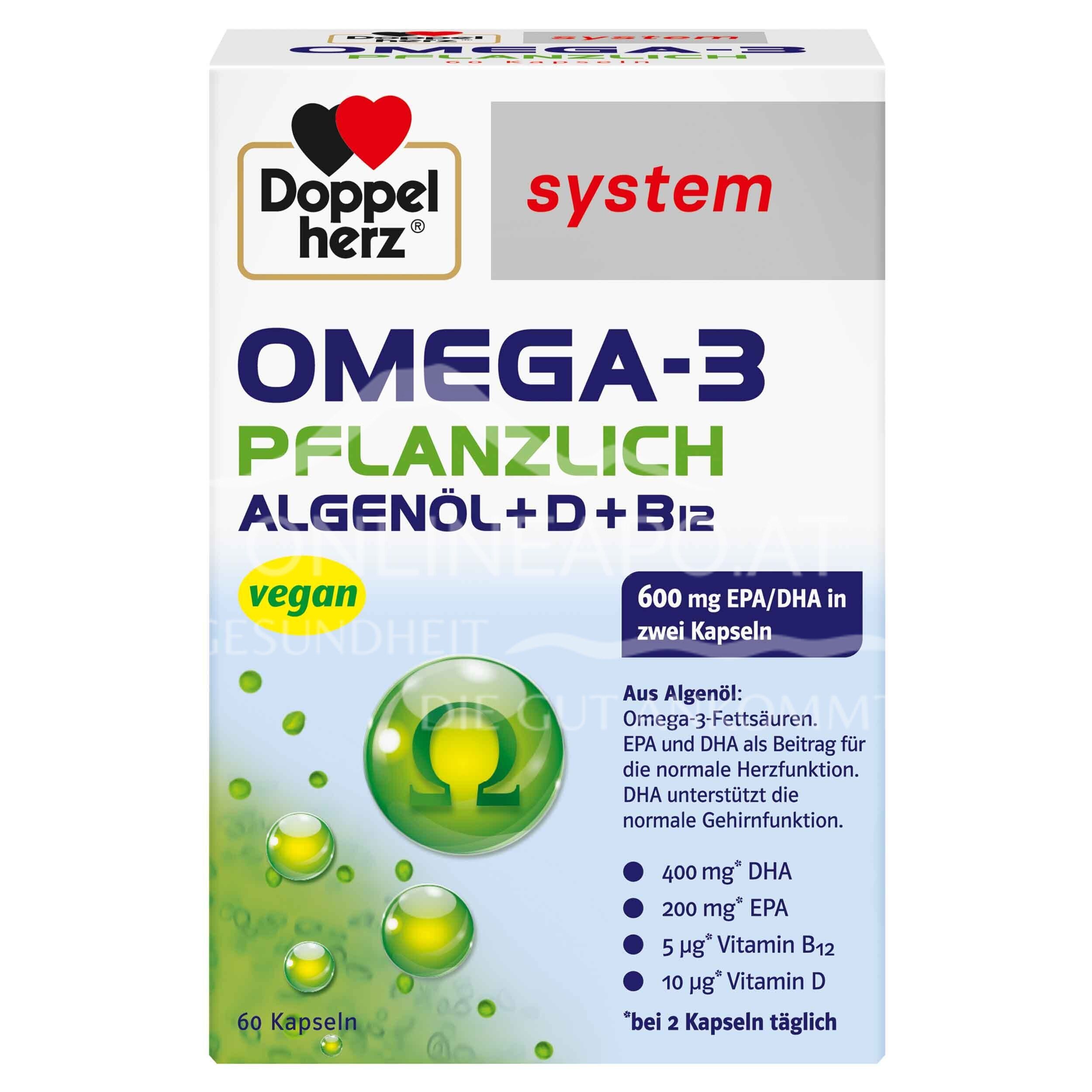 Doppelherz system OMEGA-3 PFLANZLICH capsules