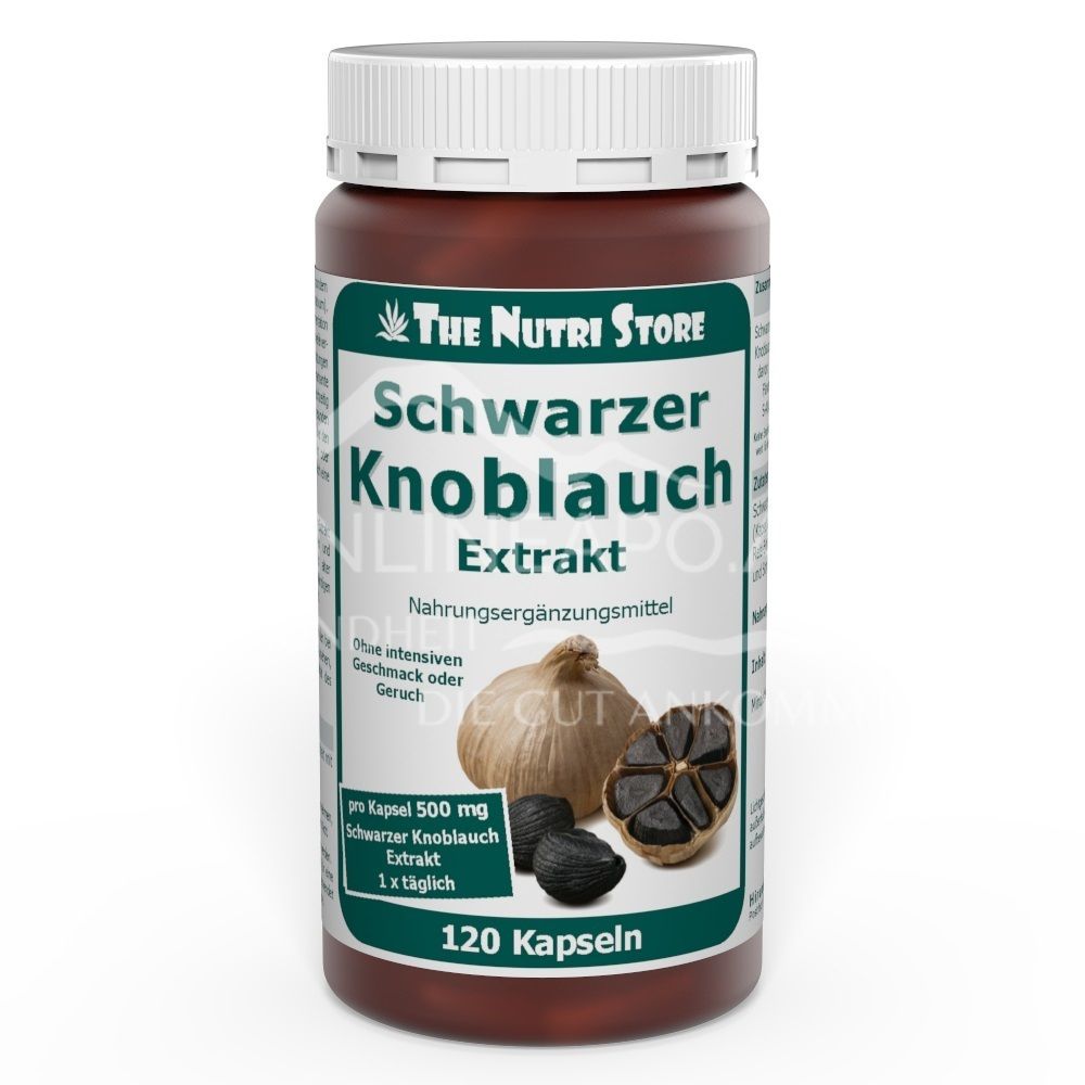 The Nutri Store Schwarzer Knoblauch Extrakt 500 mg Kapseln