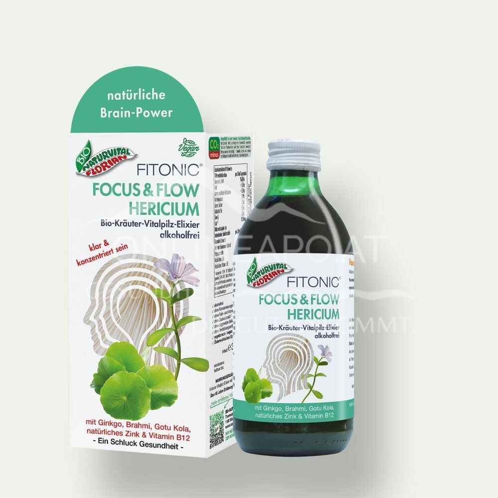 Bio Naturvital Florian Fitonic Revital Focus & Flow Hericium Bio-Kräuter-Vitalpilz-Elixier