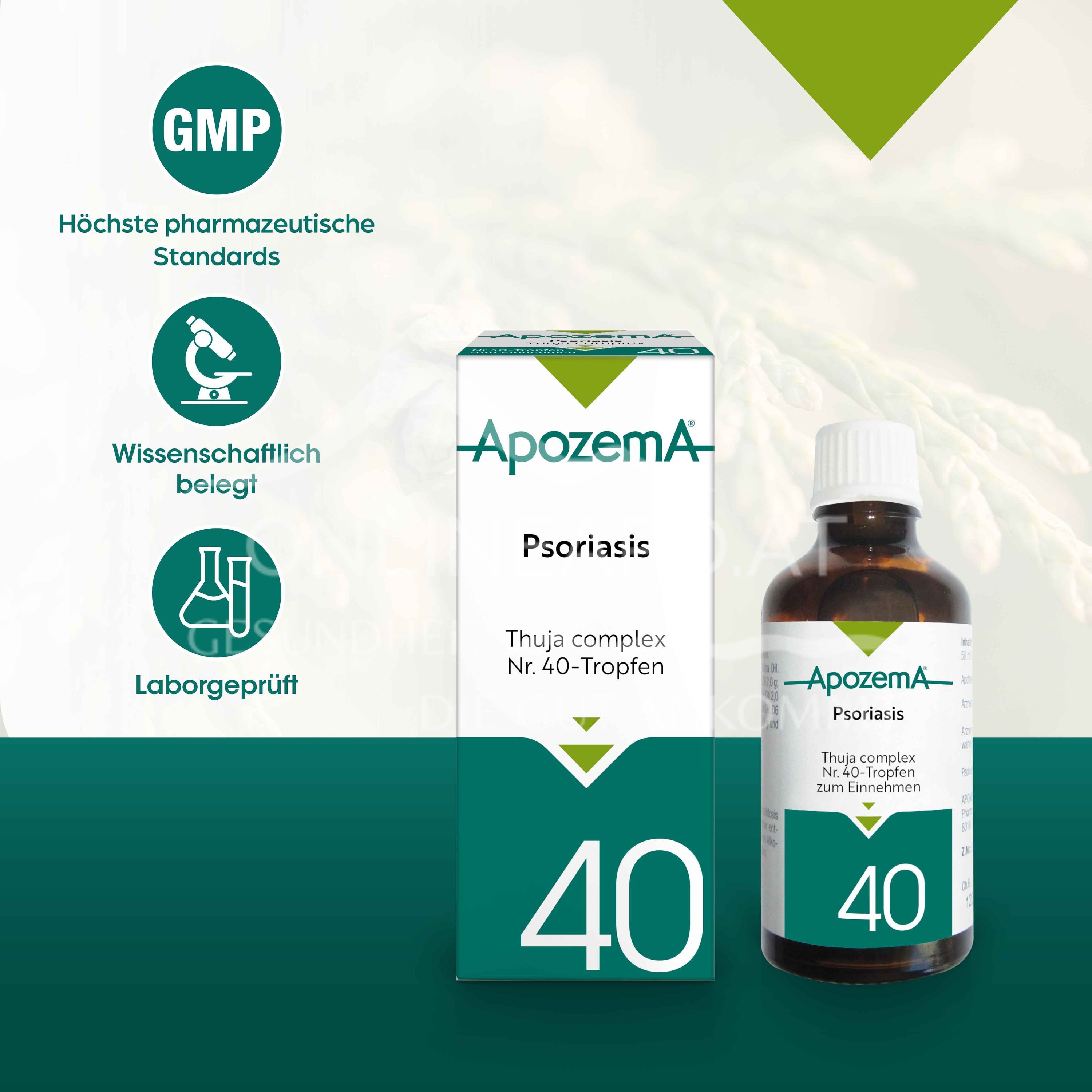 Apozema® Psoriasis Thuja complex No. 40 drops for oral use