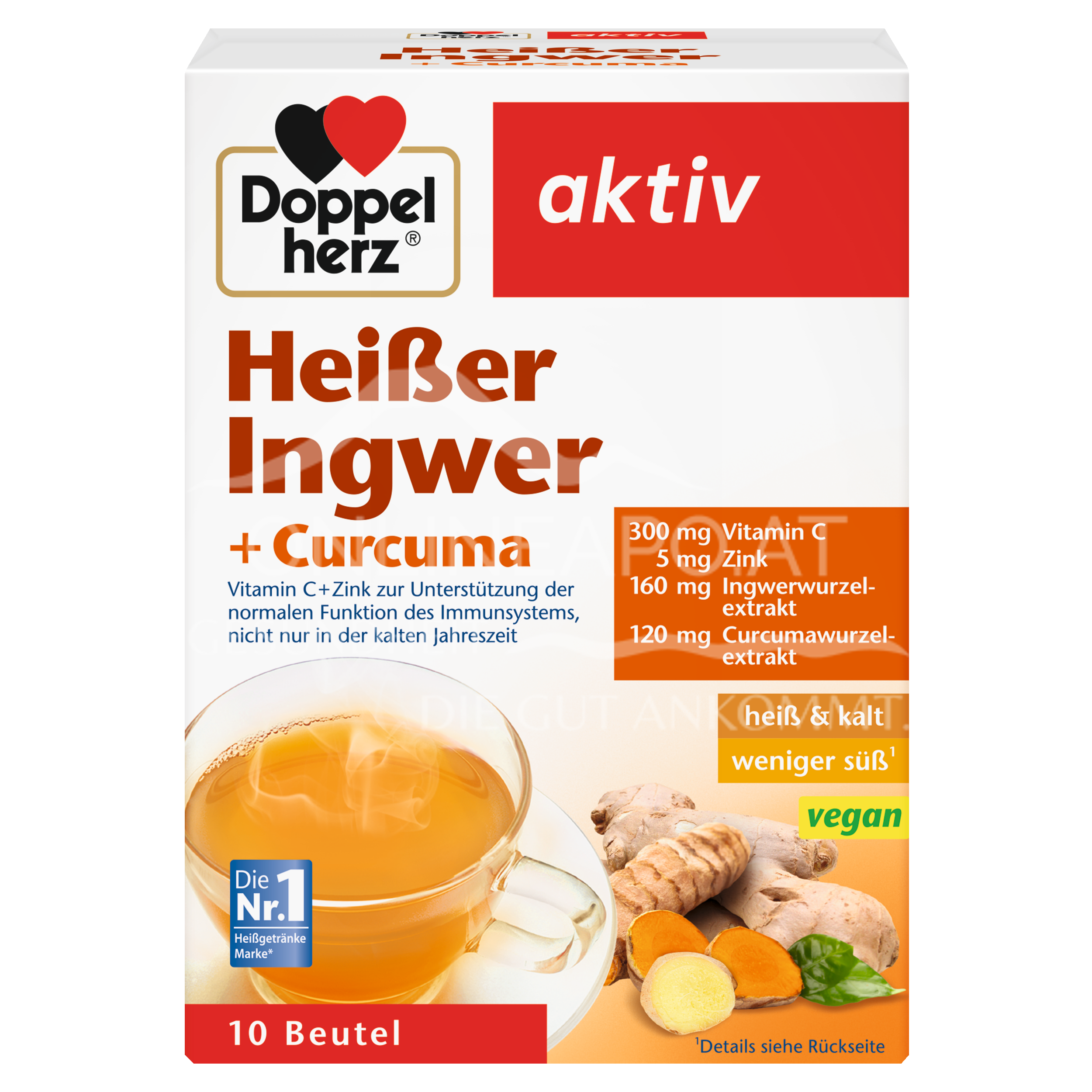 Doppelherz aktiv Heißer Ingwer + Curcuma Sachets