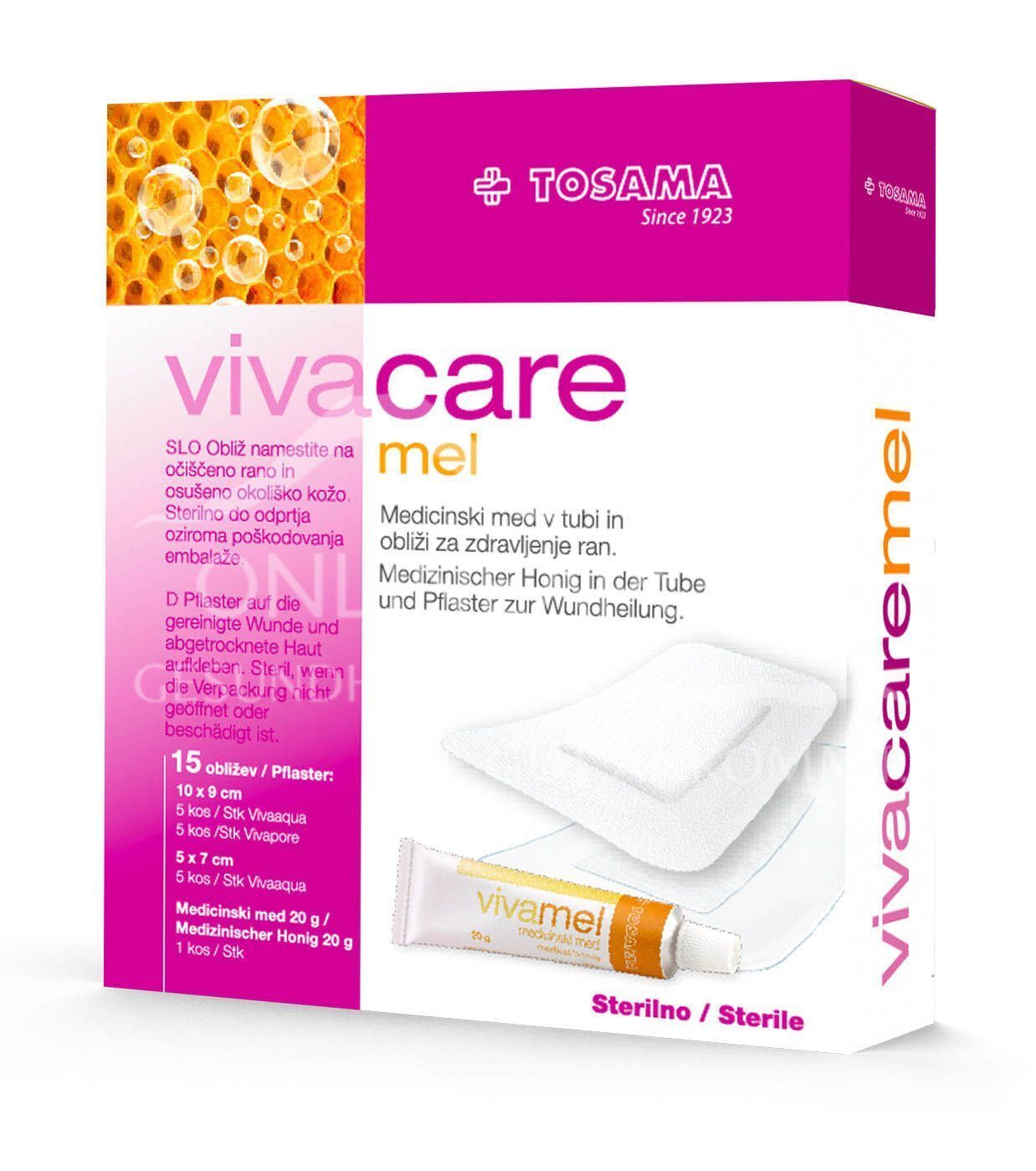 Vivacare® mel - Wound care set